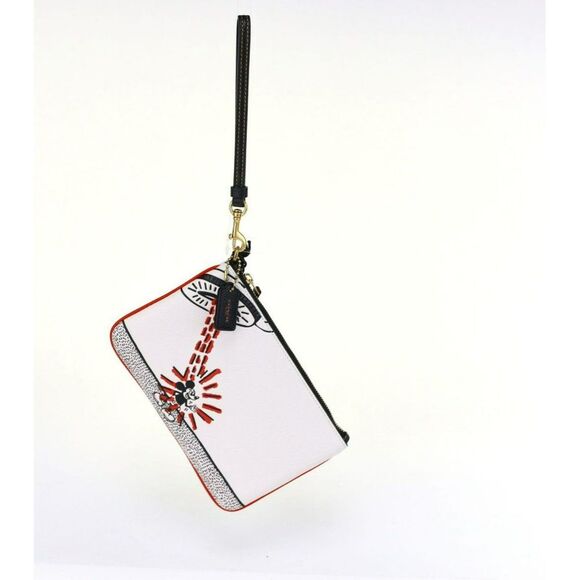 NWT Coach x UFO strike Mickey Wristlet Card Wallet - Picture 4 of 13